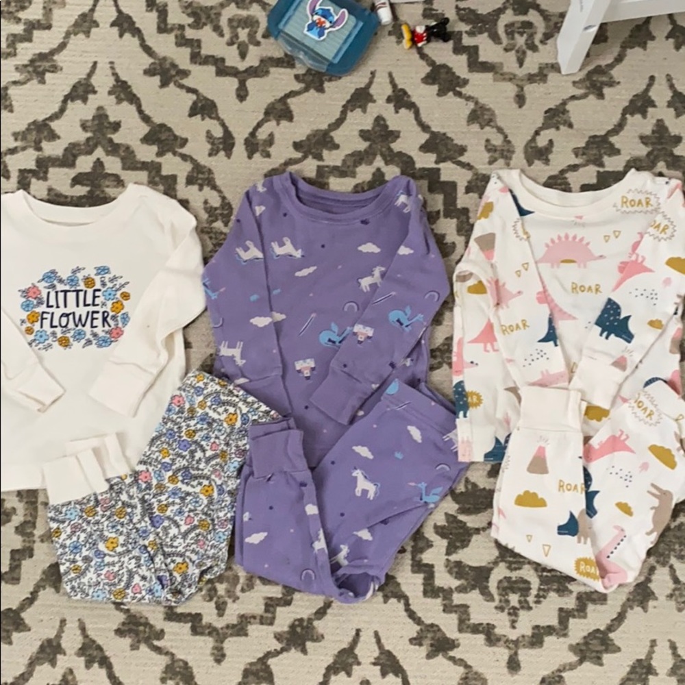 3 Pairs of Toddler Old Navy PJs